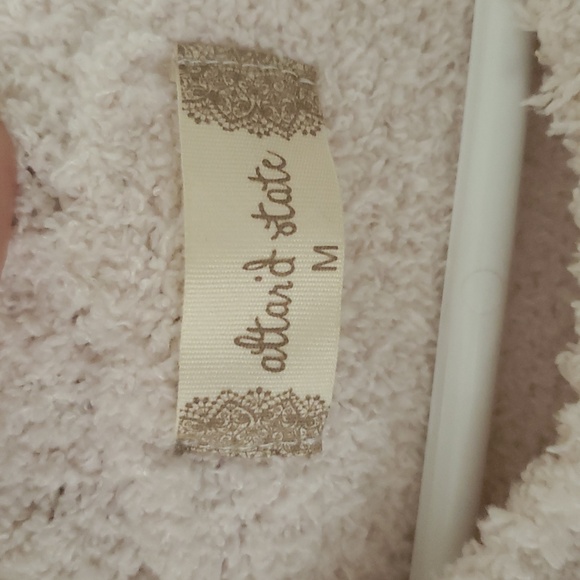 Altar'd State Pink Gray Colorblock Women's Sweater Size M - Picture 2 of 9